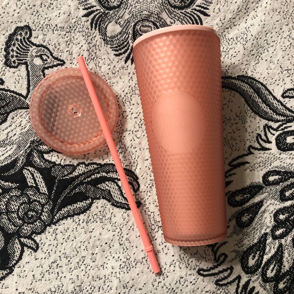 🤍NEW🤍Starbucks 2022 Lemonade Pink Studded Tumblers Set Venti & Grande - Picture 6 of 16